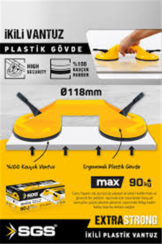 SGS VANTUZ 2 Lİ PLASTİK